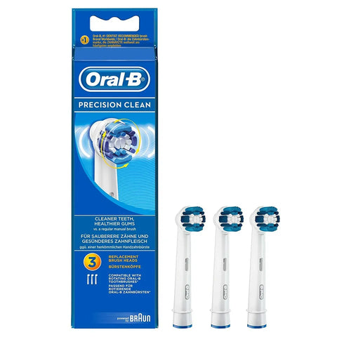 Oral B Precision Clean Brush Head-Eb20- 3 Pieces