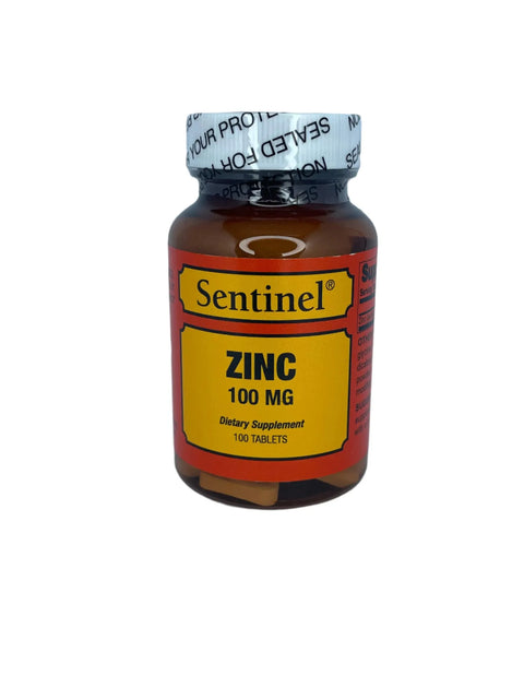 SENTINEL ZINC 100MG TABLET 100'S - - Covid Care, Nutrition, Vitamin C, Vitamins&Minerals - - PharmaCare Online