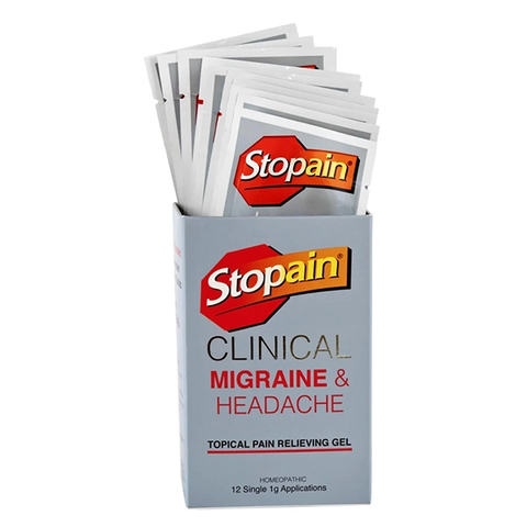 Stopain Migrain& Headache Gel 12X 1 Gm