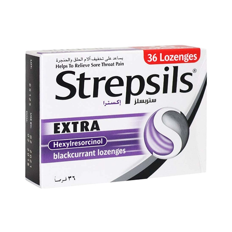 STREPSILS BLACKCURRANT 36S