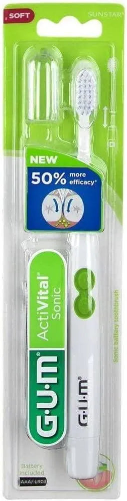 SUNSTAR GUM ACTIVITAL SONIC POWER TOOTH BRUSH - 4100 - - Oral Care, Orale Care, Sunstar - - PharmaCare Online
