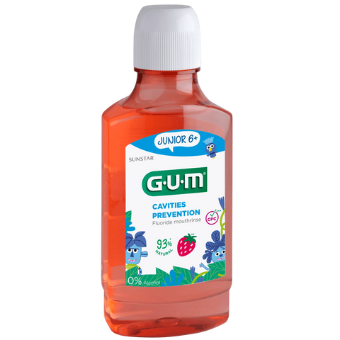 SUNSTAR GUM ORIGINAL JUNIOR MOUTHRINSE 300ML - 3020 ME - - Oral Care, Orale Care, Sunstar - - PharmaCare Online