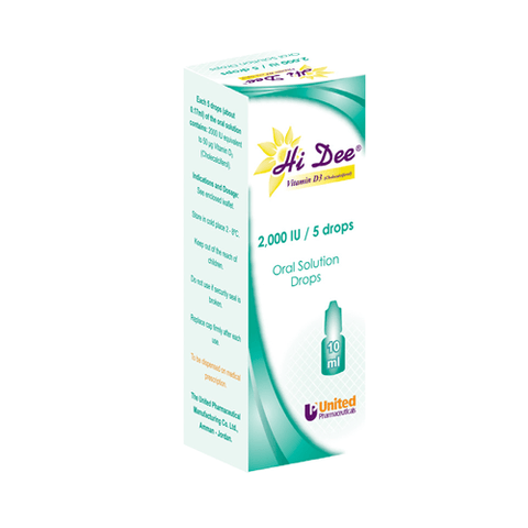 Hi dee Vitamin D 2000 IU/5 Drops 10 Ml
