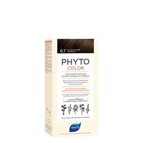 Phytocolor 6.7 Dark Chestnut Blond Hair Color