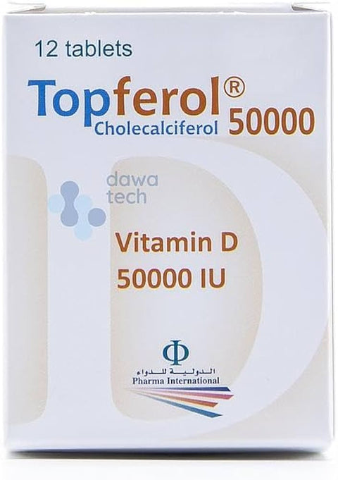 Topferol Vit D 50,000 IU 8 Tab