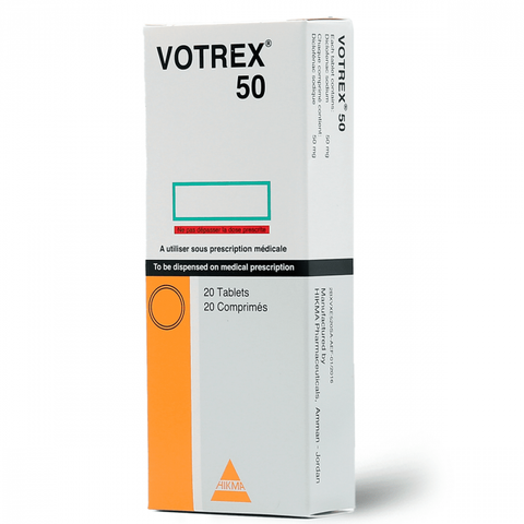 Votrex 50 Mg Tablet 20's