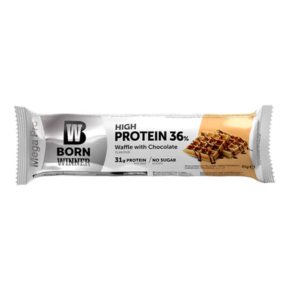 Born Winner Protein Bar - Chocolate Waffle, 75 Gm