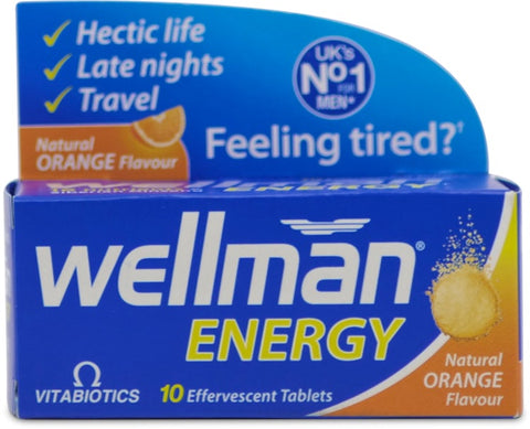 Vitabiotics Wellman Energy effervescent Tablet, 10's