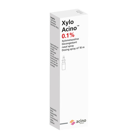 Xylo Acino 0.1% Nasal Spray 10 Ml