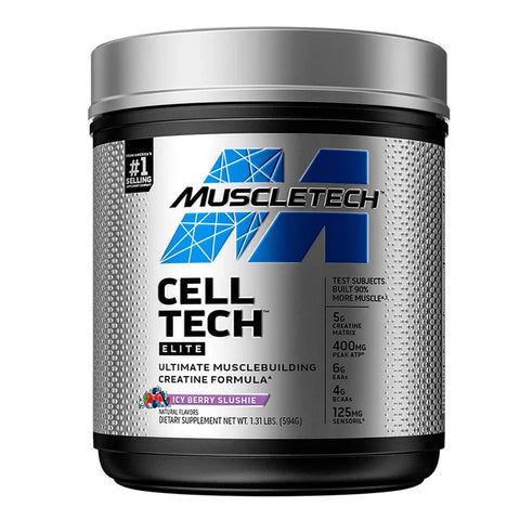 Muscletech Cell Tech Elite Creatine Powder - Icy Berry Slushie, 1.3  Lbs