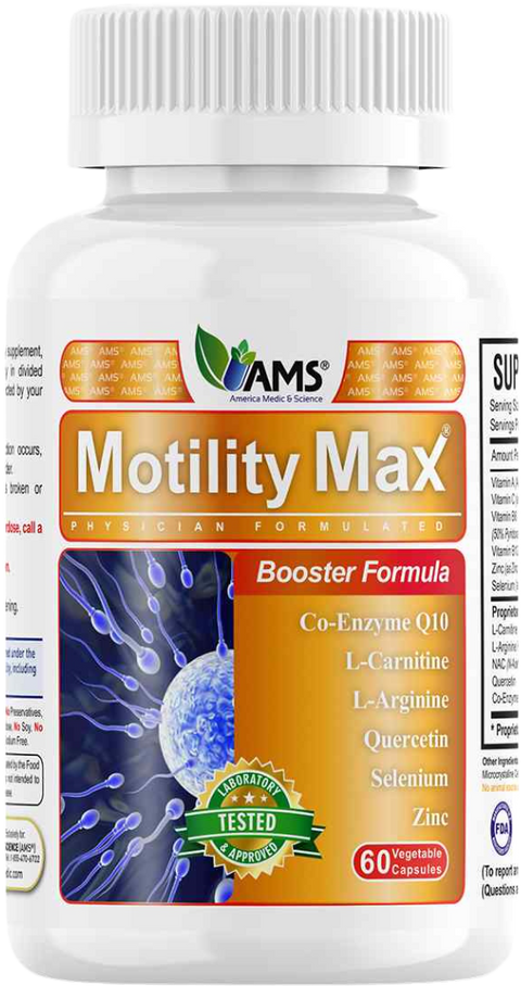 AMS Motility Max Capsule 60's