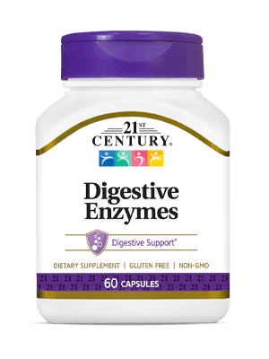 21St Century Digestive Enzymes Capsule, 60's