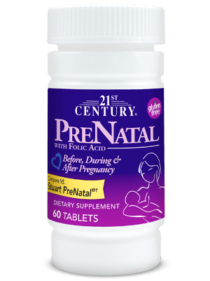 21ST CENTURY PRENATAL TABLET 60'S - PharmaCare Online 