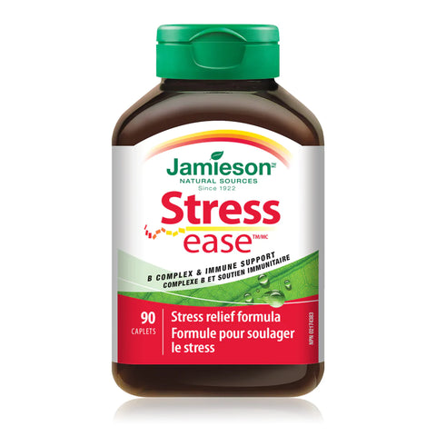 JAMIESON STRESS EASE CAPLET 90'S -  - Essential Supplements, Stress & Fatigue Care, Vitamins & Minerals -  - PharmaCare Online 