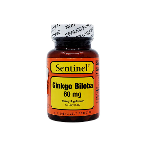 SENTINEL GINKGO BILOBA 60MG TABLET 60'S -  - Essential Supplements, Herbal Supplements, Nutrition -  - PharmaCare Online 