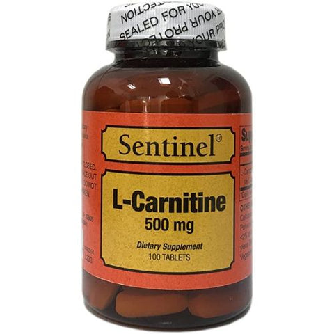 Sentinel L -Carnitine, 500 Mg 100 Tablet