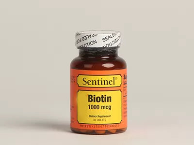 SENTINEL BIOTIN 1000MCG TABLET 30'S -  - Essential Supplements, Hair Care -  - PharmaCare Online 