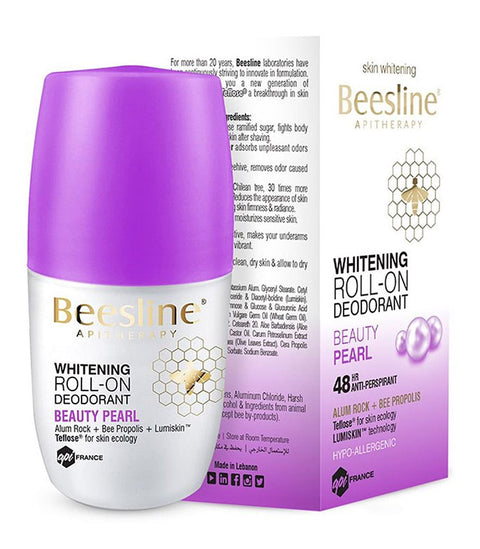 Beesline Whitening Deo Roll On,(Beauty Pearl)