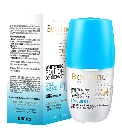 Beesline Whitening Deo Roll On,(Cool Breeze)