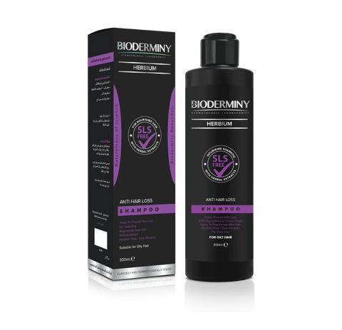 Bioderminy Herbium Anti Hair Loss Shampoo,(Oily Hair) 300 ML