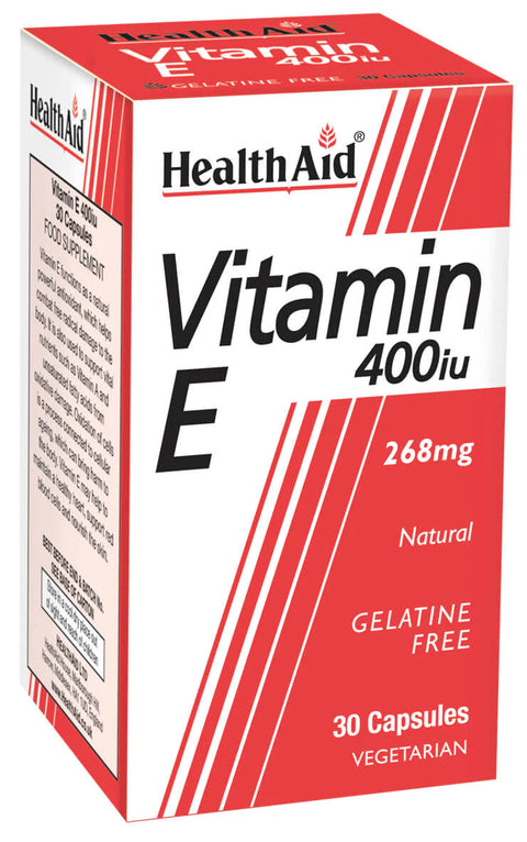 HEALTH AID VITAMIN E 400IU CAPSULE 30'S -  - healthaid, Nutrition, Personal Care, Skin Care, Vitamins&Minerals -  - PharmaCare Online 