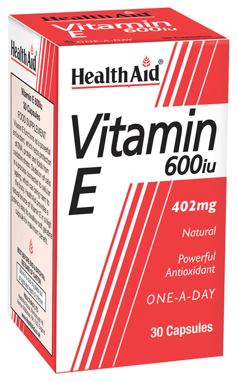 HEALTH AID VITAMIN E 600IU CAPSULE 30'S -  - healthaid, Nutrition, Personal Care, Skin Care, Vitamins&Minerals -  - PharmaCare Online 