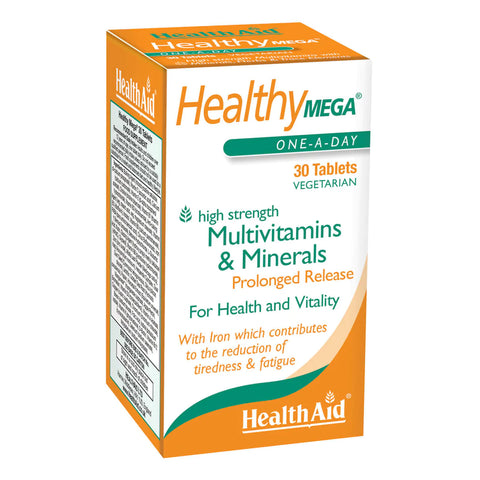 HEALTH AID HEALTHY MEGA MULTIVITAMIN TABLET 30'S -  - Essential Supplements, Vitamins & Minerals -  - PharmaCare Online 
