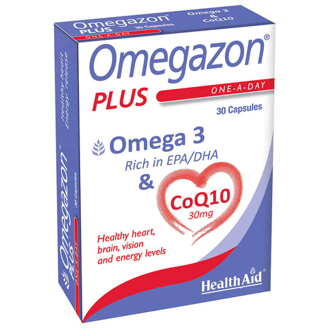 HEALTH AID OMEGAZON PLUS CAPSULE 30'S -  - Essential Supplements, Fish Oil & Omega -  - PharmaCare Online 
