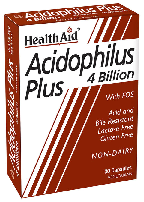 HEALTH AID ACIDOPHILUS+ 4 BILLION VEGAN CAPSULE 60'S -  - Essential Supplements -  - PharmaCare Online 