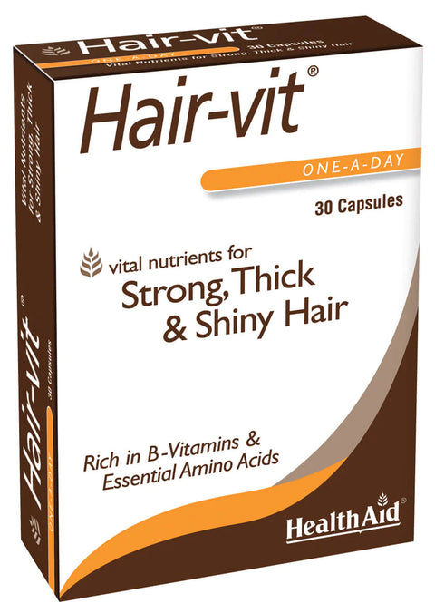 HEALTH AID HAIR-VIT CAPSULE 30'S -  - Essential Supplements, Hair Care, healthaid, Nutrition, Personal Care -  - PharmaCare Online 