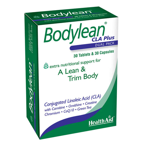HEALTH AID BODYLEAN CLA PLUS DUAL PACK 30 TABLETS & 30 CAPSULES - - Essential Supplements, healthaid, Nutrition, Weight Loss Management - - PharmaCare Online
