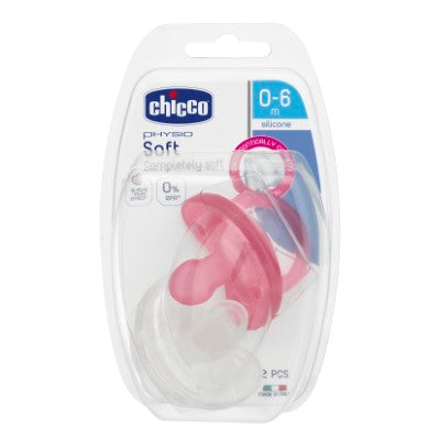 Chicco Silicone Soother For Girls (0-6 M),1's