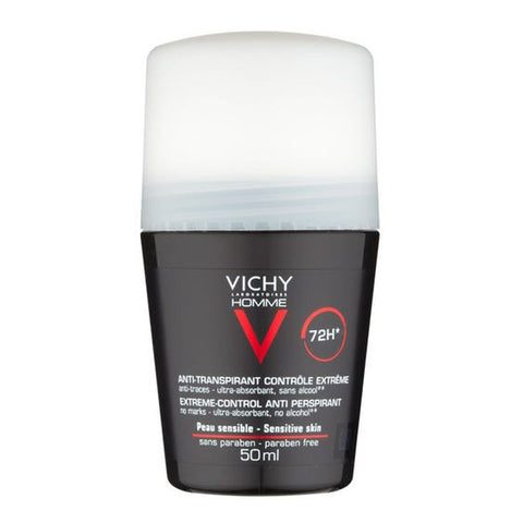 Vichy Homme 72 Hour Deodorant Anti Perspirant Soothing Effect for men 50ml