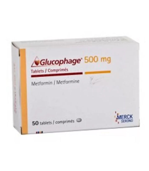 Glucophage 500 Mg Tablet, 100's