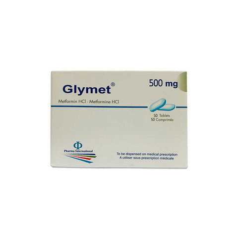 Glymet 500 Mg Tablet, 50's