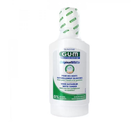 SUNSTAR GUM ORIGINAL WHITE MOUTHRINSE 300ML - 1747 ME - - Oral Care, Orale Care, Sunstar - - PharmaCare Online