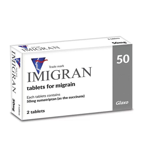 Imigran 50 Mg Tablet, 6's