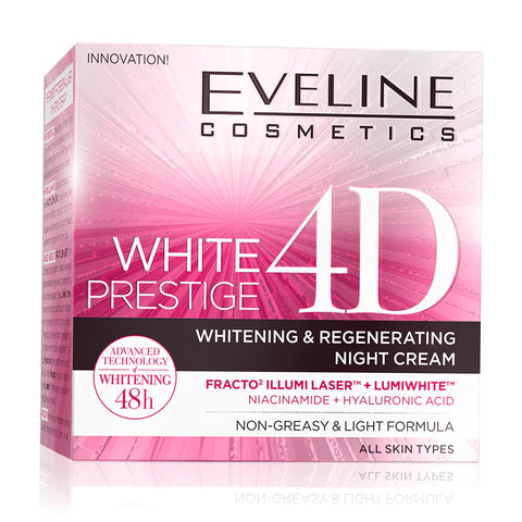 EVELINE WHITE PRESTIGE 4D NIGHT CREAM 50ML -  - Body Care, Face Care, Mother & Baby Care, Personal Care, Skin Care -  - PharmaCare Online 