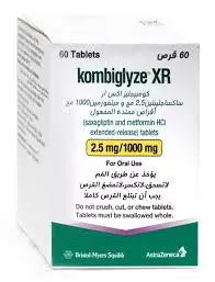 Kombiglyze Xr 2.5/1000 Mg, Tablet 56's