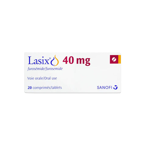 Lasix 40Mg Tablet, 20's