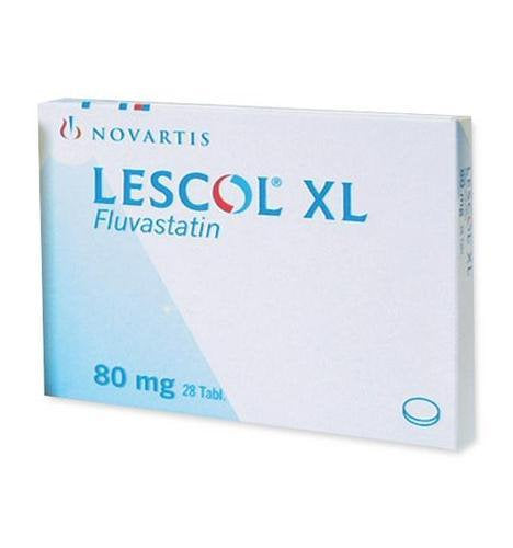 Lescol Xl 80Mg Tablet, 28's