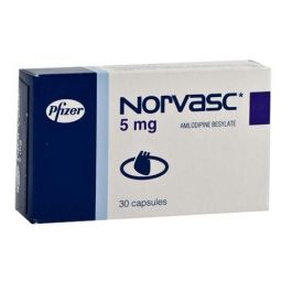 Norvasc 5Mg Capsules 30'S
