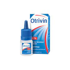 Otrivin Adult Nasal Drops 0.1% 10Ml