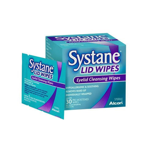 Systane Eyelid Cleansing Wipes, 30's