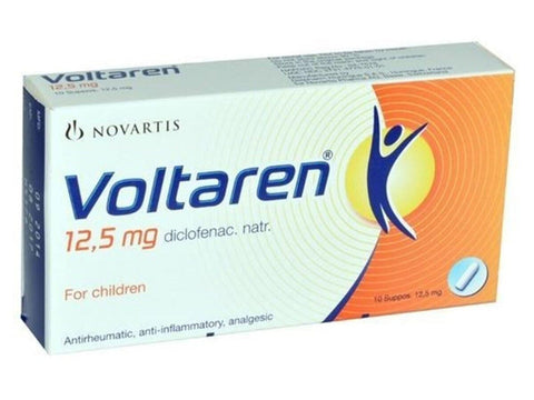 Voltaren 12.5 Mg Suppositories 10's