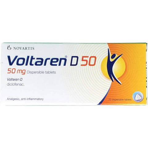 Voltaren D 50 Mg Tablet 20's