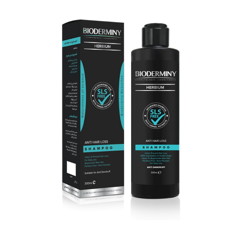 Bioderminy Herbium Anti Hair Loss Shampoo,(Anti Dandruff) 300ML