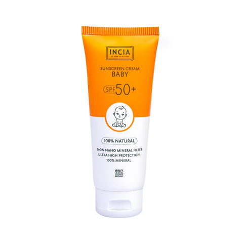 Incia Sunscreen Cream Baby, Spf 50+ 50 Ml