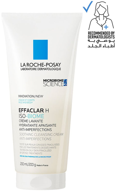 La Roche-Posay Effaclar H Cleanser, 200 ML