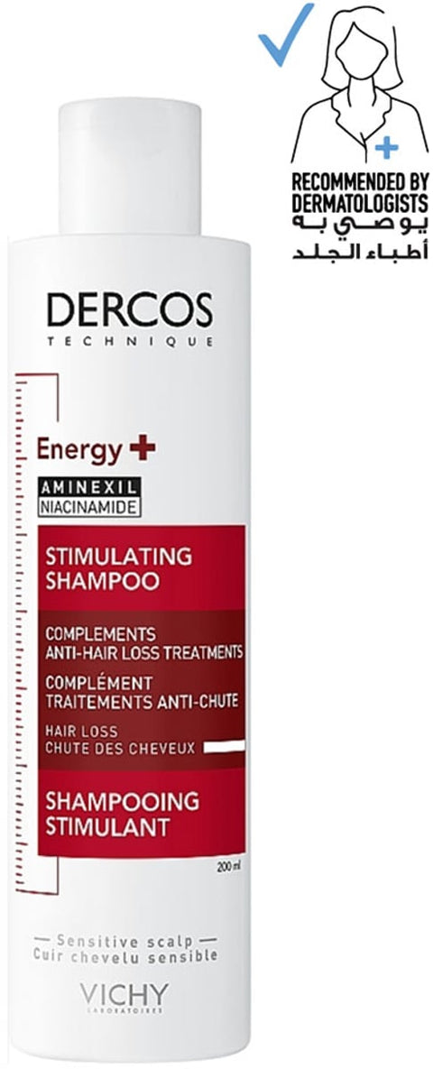 Vichy Energising Shampoo With Aminexil, 200 ML